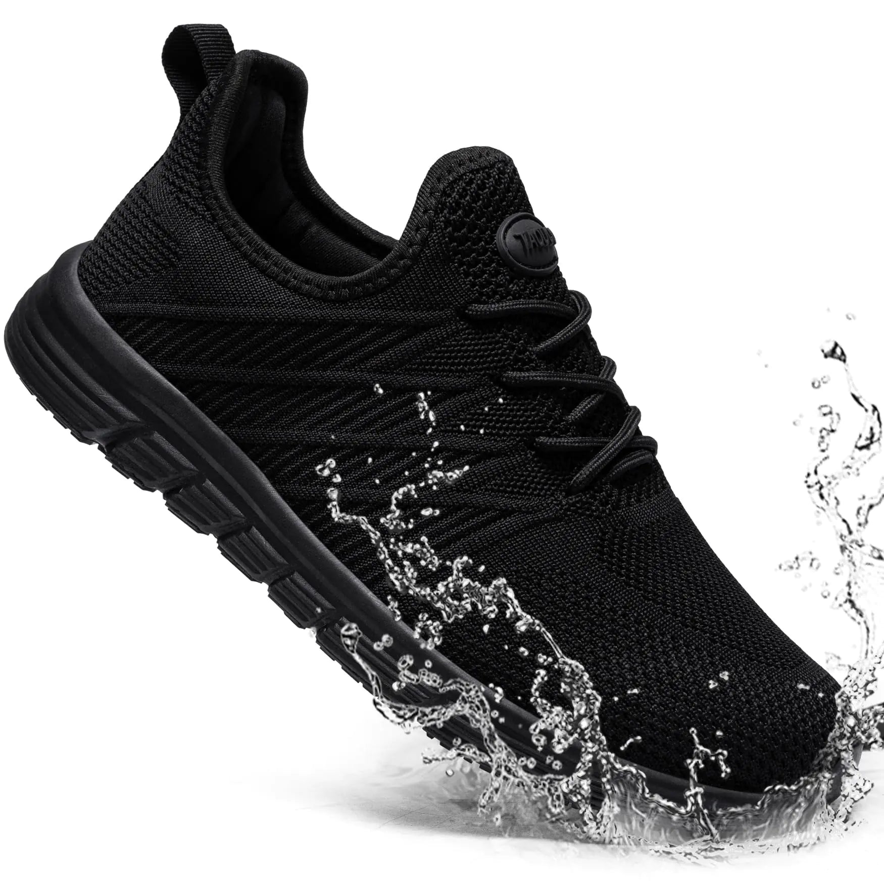 Taquco Slip Resistant Slip On Shoes for Womens Work Non Slip Sneakers Water Resistant Zapatos Antideslizantes para Mujer Food Service Chef Restaurant (Mystic Black8.5)