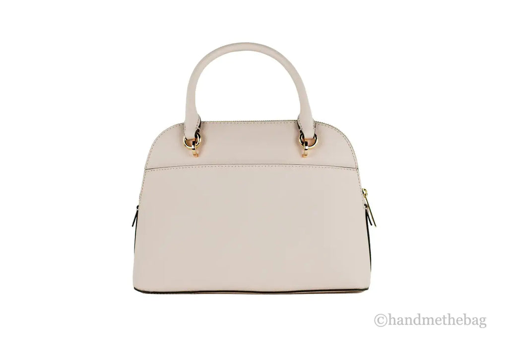 Michael Kors Jet Set Travel Medium Powder Blush Leather Dome X Cross Satchel Bag