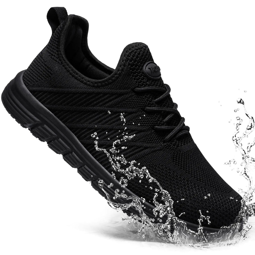 Taquco Slip Resistant Slip On Shoes for Womens Work Non Slip Sneakers Water Resistant Zapatos Antideslizantes para Mujer Food Service Chef Restaurant (Mystic Black8.5)